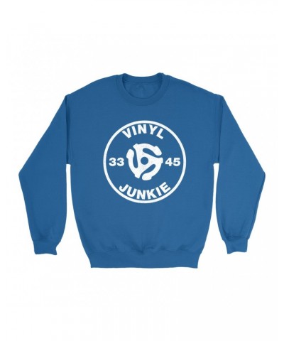 Music Life Sweatshirt | Vinyl Junkie Sweatshirt $4.19 Sweatshirts