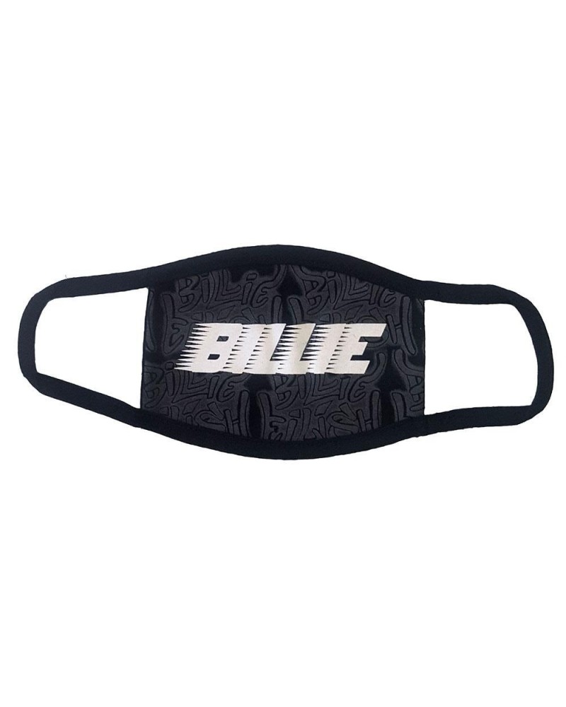 Billie Eilish Face Mask - Racer Logo & Graffiti Black $31.53 Accessories