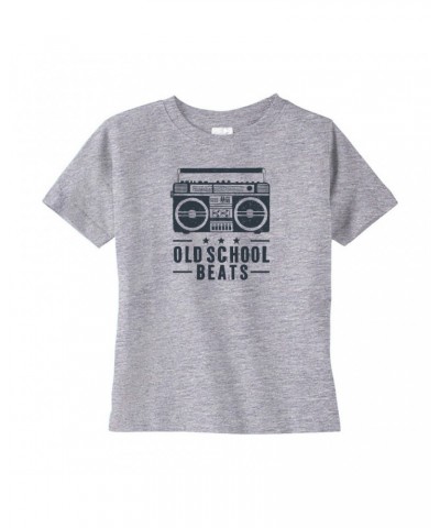 Music Life Toddler T-shirt | Old School Beats Toddler Tee $10.49 Shirts