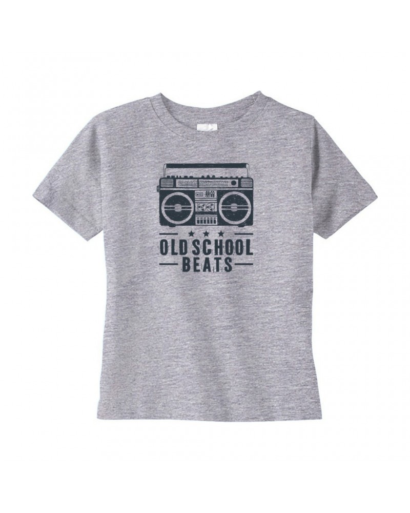 Music Life Toddler T-shirt | Old School Beats Toddler Tee $10.49 Shirts