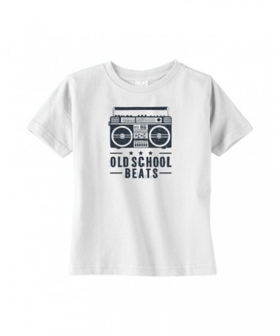 Music Life Toddler T-shirt | Old School Beats Toddler Tee $10.49 Shirts