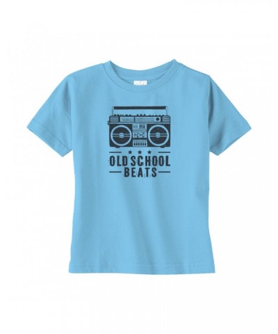 Music Life Toddler T-shirt | Old School Beats Toddler Tee $10.49 Shirts