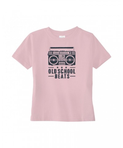 Music Life Toddler T-shirt | Old School Beats Toddler Tee $10.49 Shirts