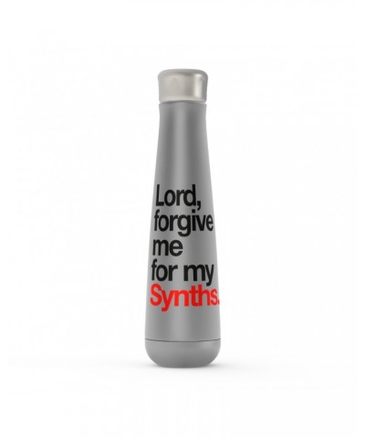 Music Life Water Bottle | Forgive Me For My Synths Water Bottle $7.21 Drinkware