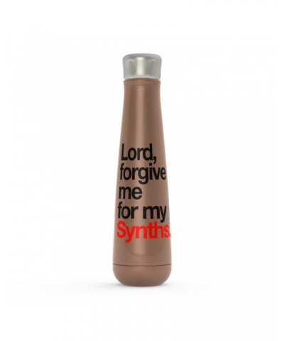 Music Life Water Bottle | Forgive Me For My Synths Water Bottle $7.21 Drinkware