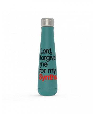 Music Life Water Bottle | Forgive Me For My Synths Water Bottle $7.21 Drinkware