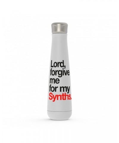 Music Life Water Bottle | Forgive Me For My Synths Water Bottle $7.21 Drinkware