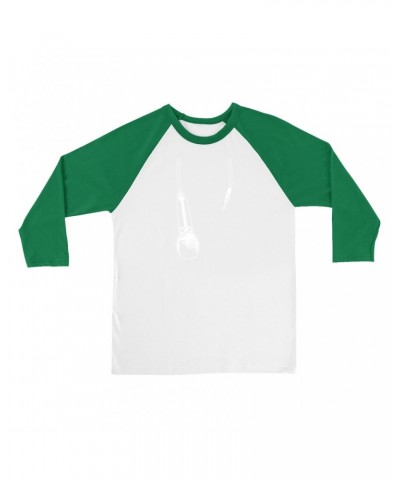 Music Life 3/4 Sleeve Baseball Tee | Let The Mic Hang Shirt $8.27 Shirts