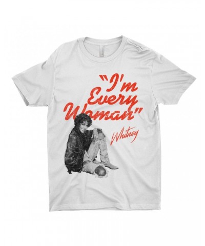 Whitney Houston T-Shirt | I'm Every Woman Distressed Shirt $3.84 Shirts