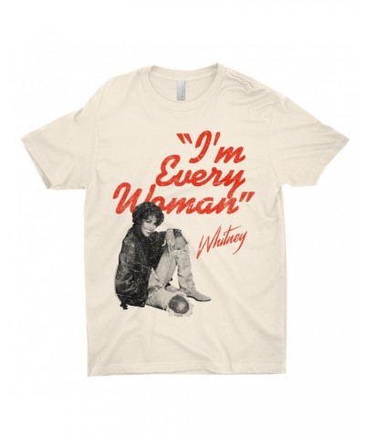 Whitney Houston T-Shirt | I'm Every Woman Distressed Shirt $3.84 Shirts