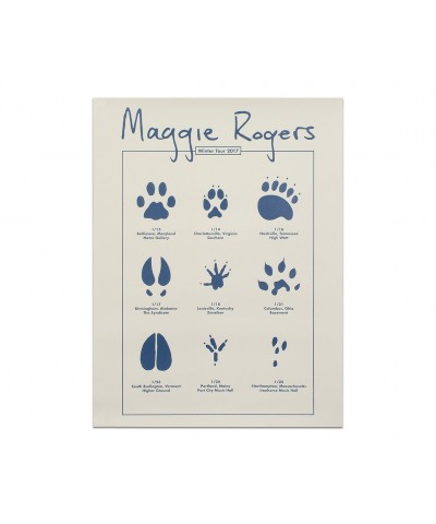 Maggie Rogers Winter Tour 2017 Poster $11.95 Decor