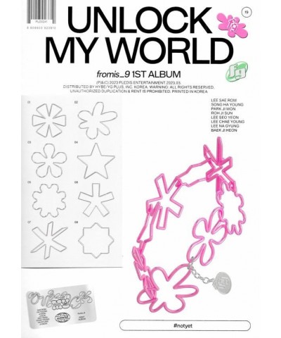 fromis_9 UNLOCK MY WORLD (1ST ALBUM) CD $8.36 CD