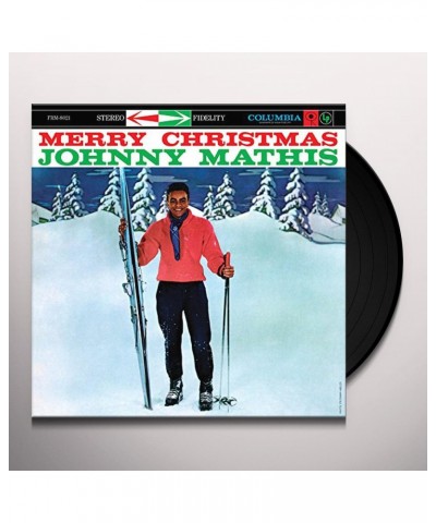 Johnny Mathis Merry Christmas Vinyl Record $9.22 Vinyl