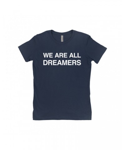 Britney Spears Ladies' Boyfriend T-Shirt | We Are All Dreamers Worn By Shirt $6.50 Shirts