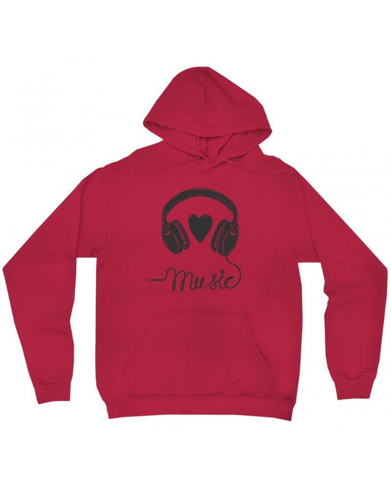 Music Life Hoodie | I Heart Music Hoodie $8.59 Sweatshirts