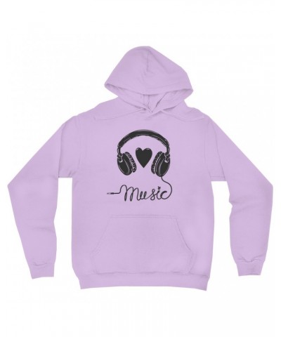 Music Life Hoodie | I Heart Music Hoodie $8.59 Sweatshirts