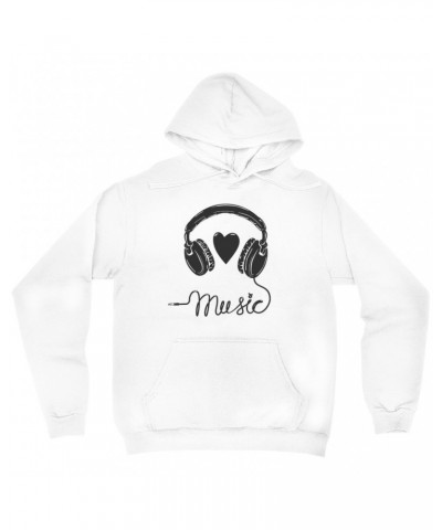 Music Life Hoodie | I Heart Music Hoodie $8.59 Sweatshirts