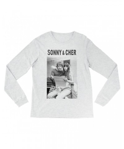 Sonny & Cher Long Sleeve Shirt | 1966 Recording Studio Photo And Logo Shirt $6.11 Shirts