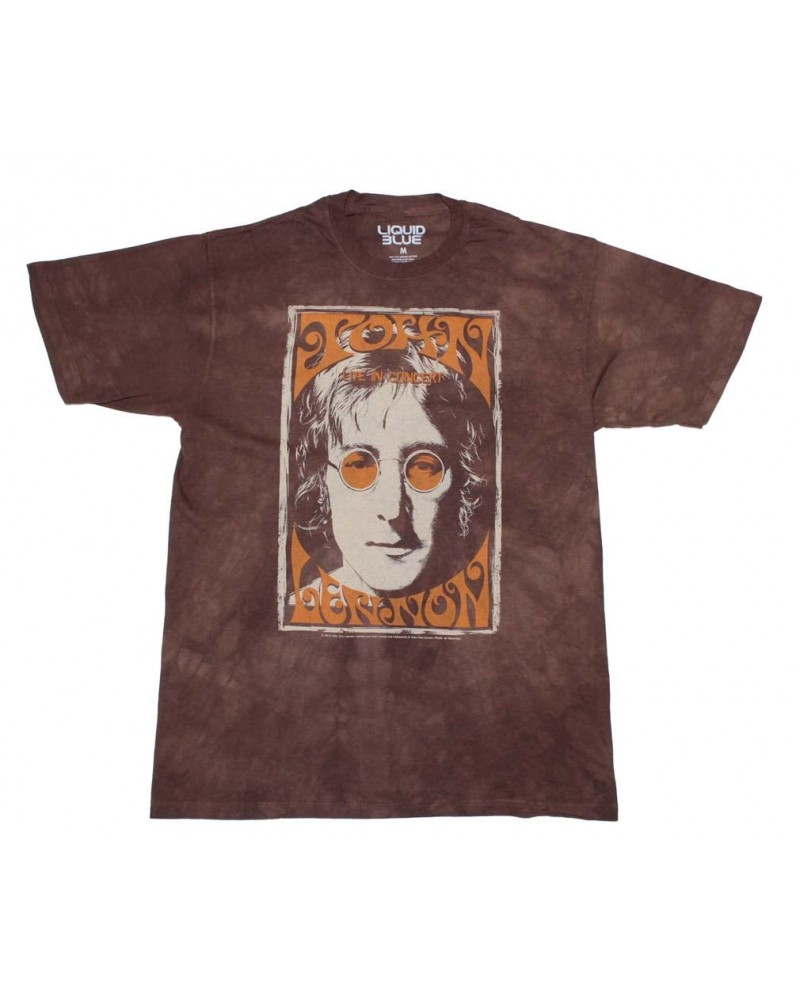 John Lennon T Shirt | John Lennon Live In NYC Tie Dye T-Shirt $7.02 Shirts