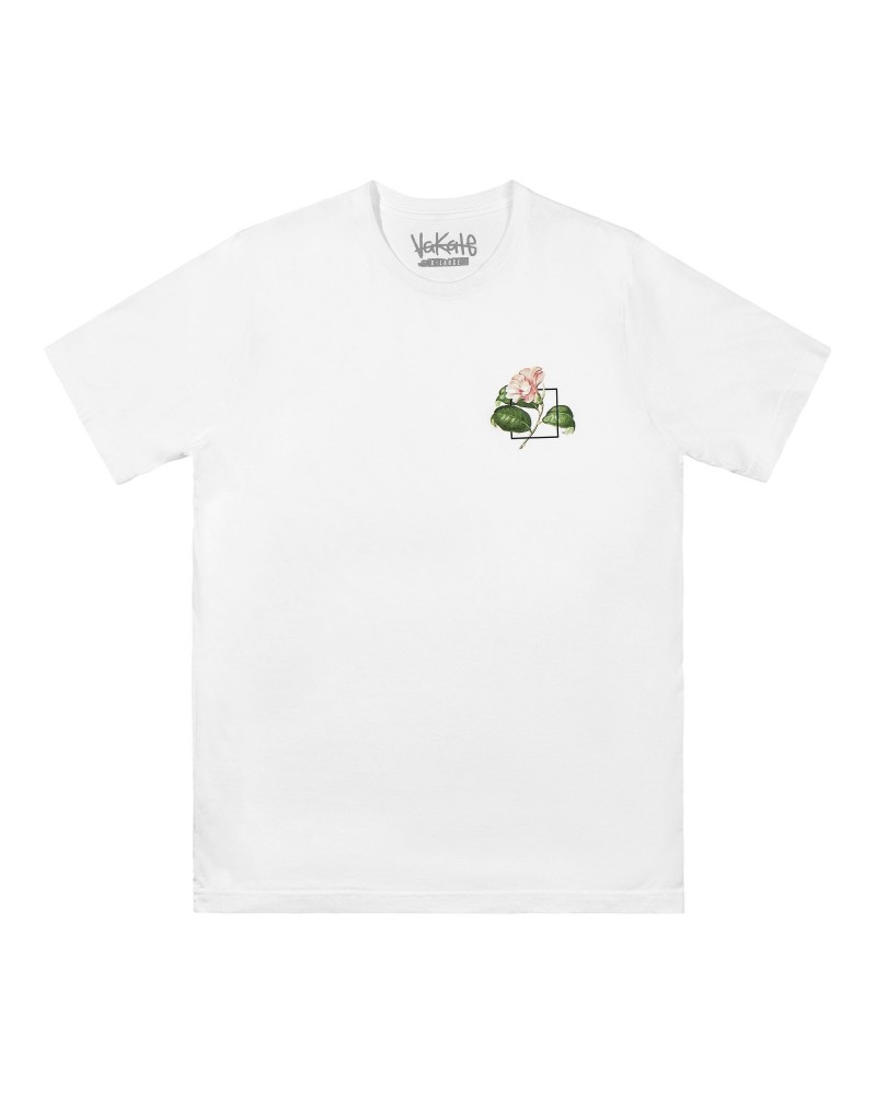 Half the Animal Flower Square T-shirt (White) $15.03 Shirts