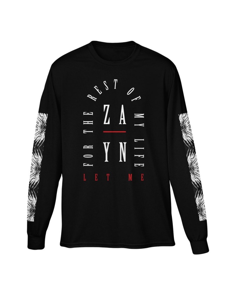 ZAYN Let Me Long Sleeve Tee (Black) $7.52 Shirts