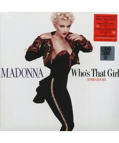 Madonna LP - Who's That Girl: Super Club Mix (RSD 2022) (ltd. ed.) (red vinyl) $4.65 Vinyl