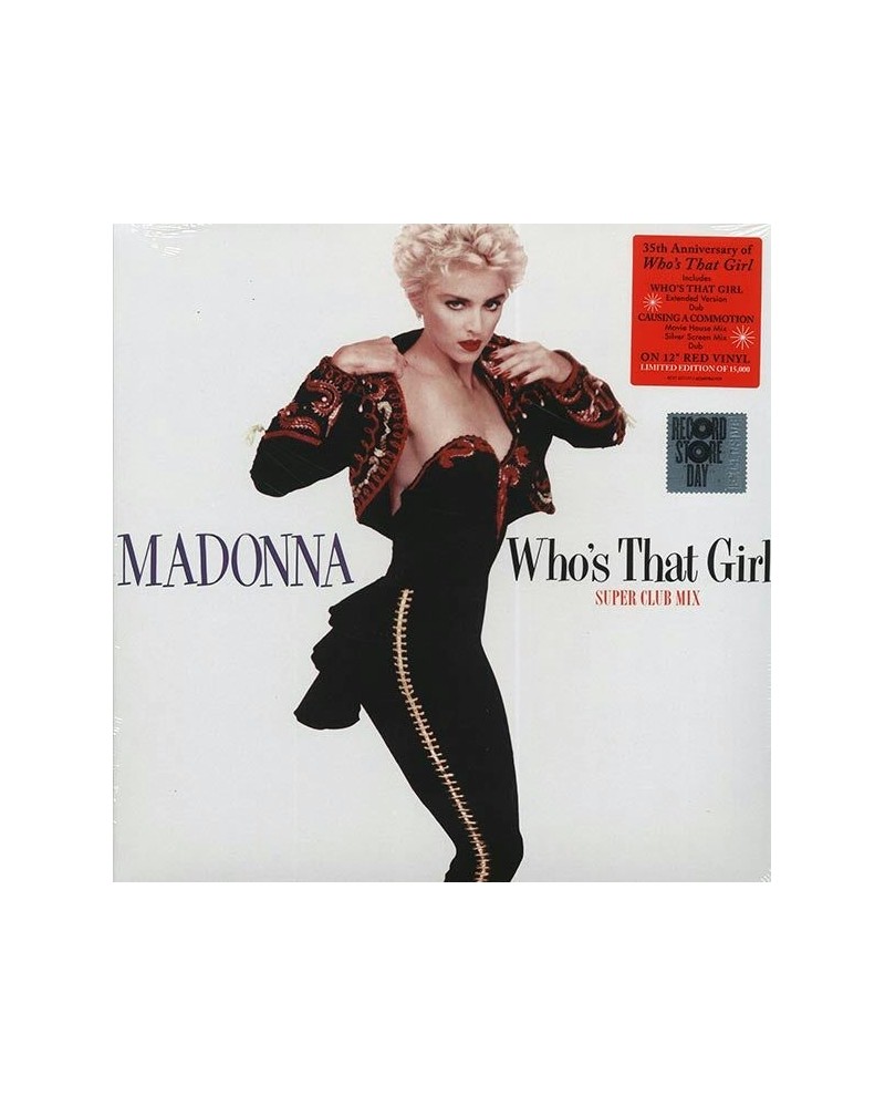 Madonna LP - Who's That Girl: Super Club Mix (RSD 2022) (ltd. ed.) (red vinyl) $4.65 Vinyl