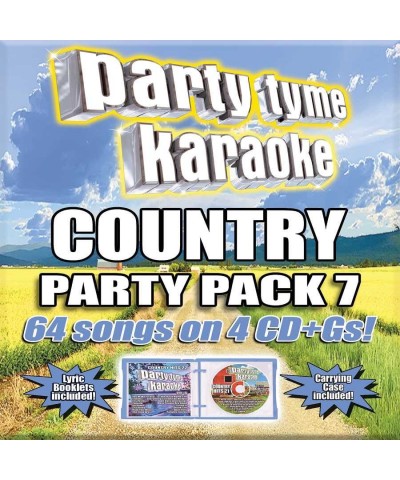 Party Tyme Karaoke COUNTRY PARTY PACK 7 (64-SONG PARTY PACK CD/G) CD $6.01 CD