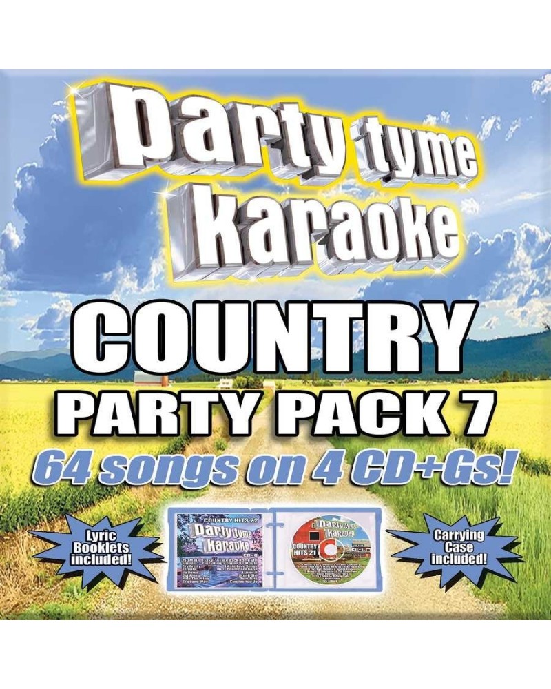 Party Tyme Karaoke COUNTRY PARTY PACK 7 (64-SONG PARTY PACK CD/G) CD $6.01 CD