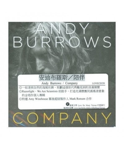 Andy Burrows COMPANY CD $9.65 CD