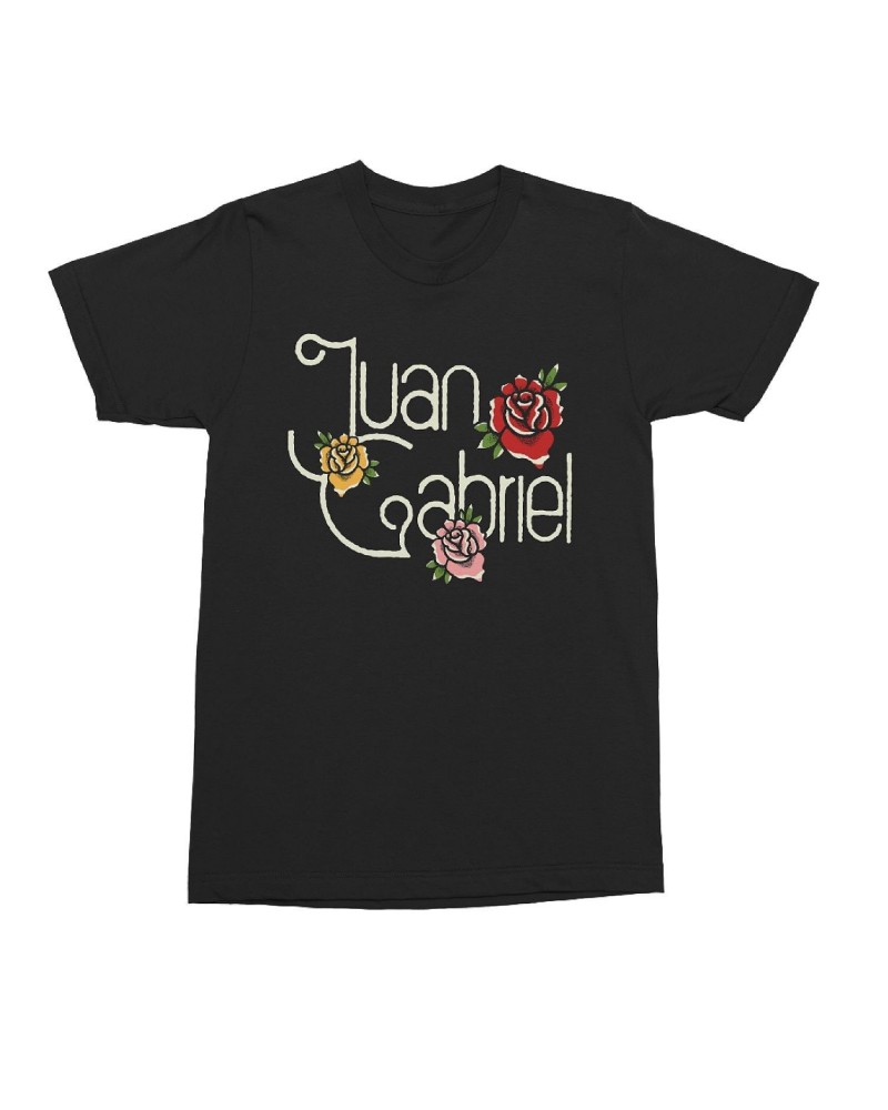 Juan Gabriel Roses Black T-Shirt $8.59 Shirts