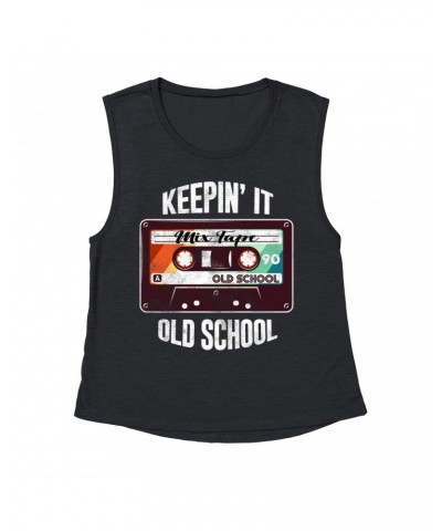 Music Life Muscle Tank | Keepin' It Old School Tank Top $8.57 Shirts