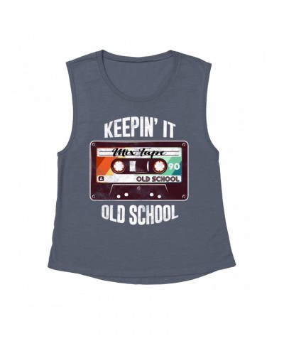 Music Life Muscle Tank | Keepin' It Old School Tank Top $8.57 Shirts