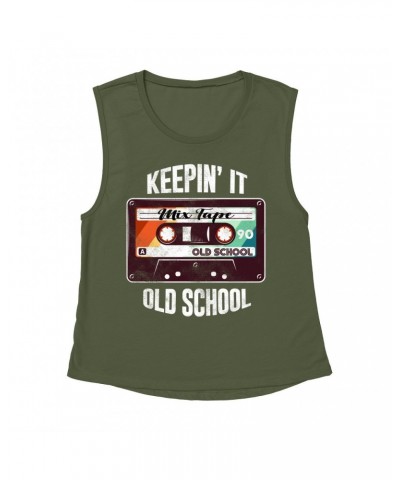 Music Life Muscle Tank | Keepin' It Old School Tank Top $8.57 Shirts