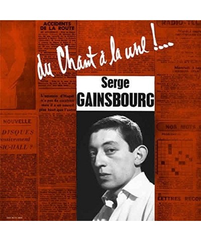 Serge Gainsbourg DU CHANT A LA UNE Vinyl Record $28.84 Vinyl