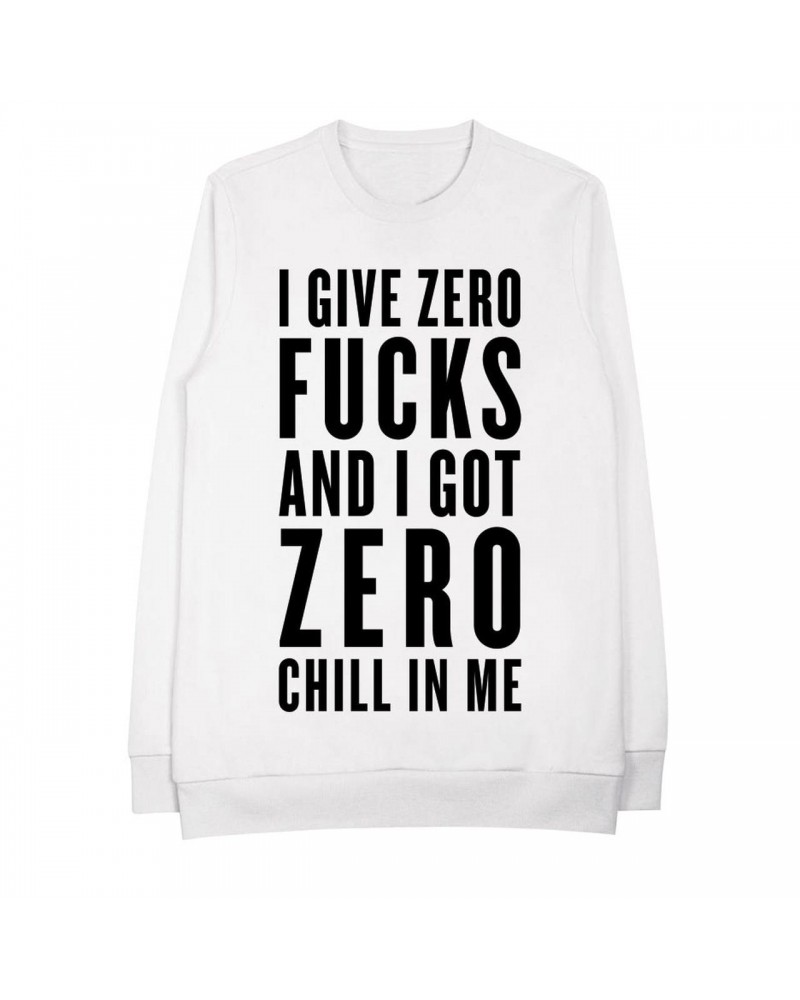 Ariana Grande Zero Effs Crew Neck Sweatshirt $7.55 Sweatshirts