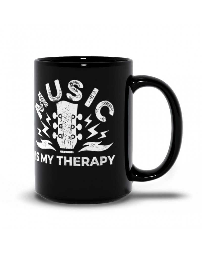 Music Life Mug | Music Is My Therapy Mug $6.89 Drinkware