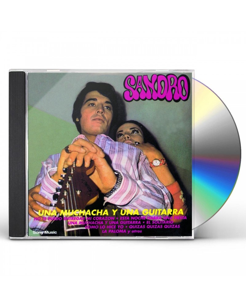 Sandro UNA MUCHACHA Y UNA GUITARRA CD $13.67 CD