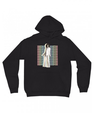 Whitney Houston Hoodie | Nothing But Love Pastel Rainbow Album Photo Image Hoodie $15.99 Sweatshirts