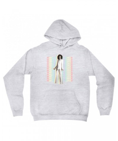 Whitney Houston Hoodie | Nothing But Love Pastel Rainbow Album Photo Image Hoodie $15.99 Sweatshirts