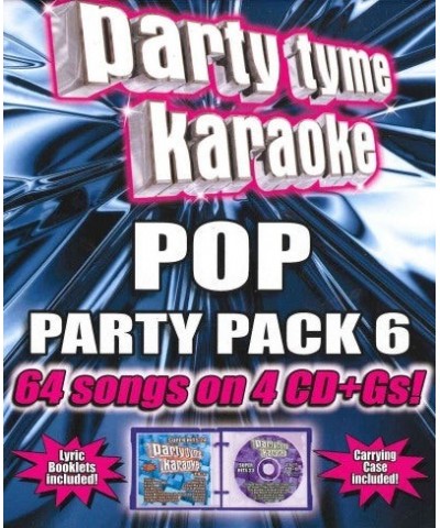 Party Tyme Karaoke POP PARTY PACK 6 CD $12.90 CD