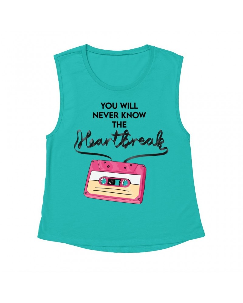 Music Life Muscle Tank Top | Cassette Heartbreak Muscle Tank Top $7.47 Shirts