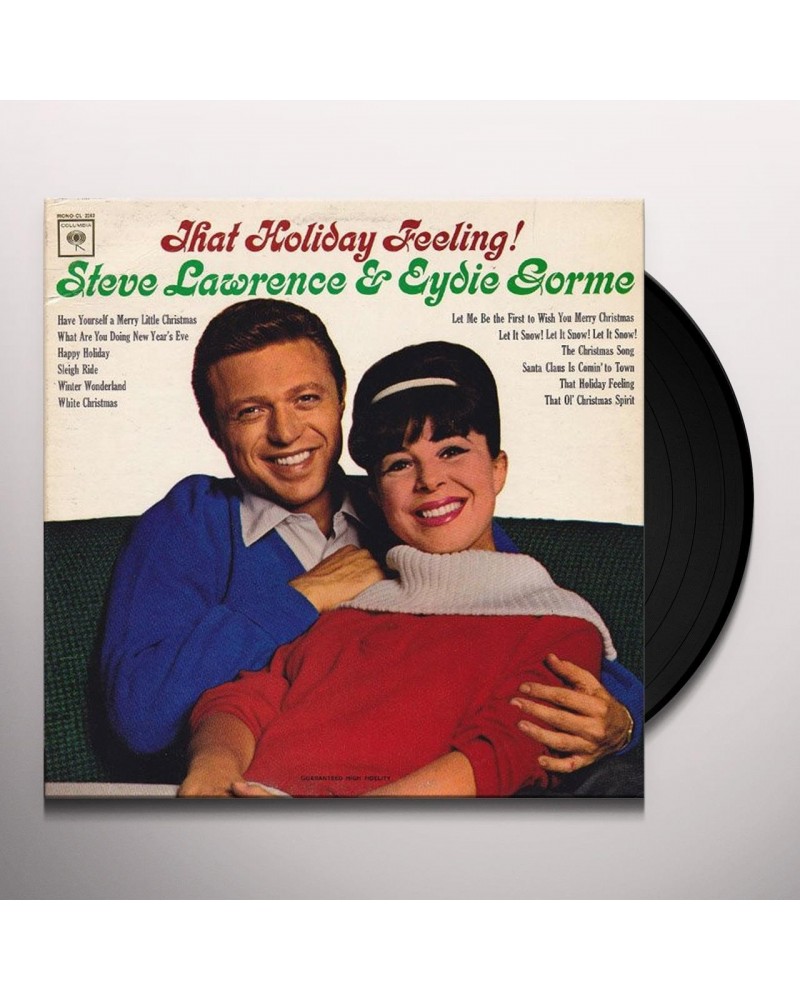 Steve Lawrence & Eydie Gorme THAT HOLIDAY FEELING! (REMASTERED) (GREEN VINYL) Vinyl Record $5.73 Vinyl