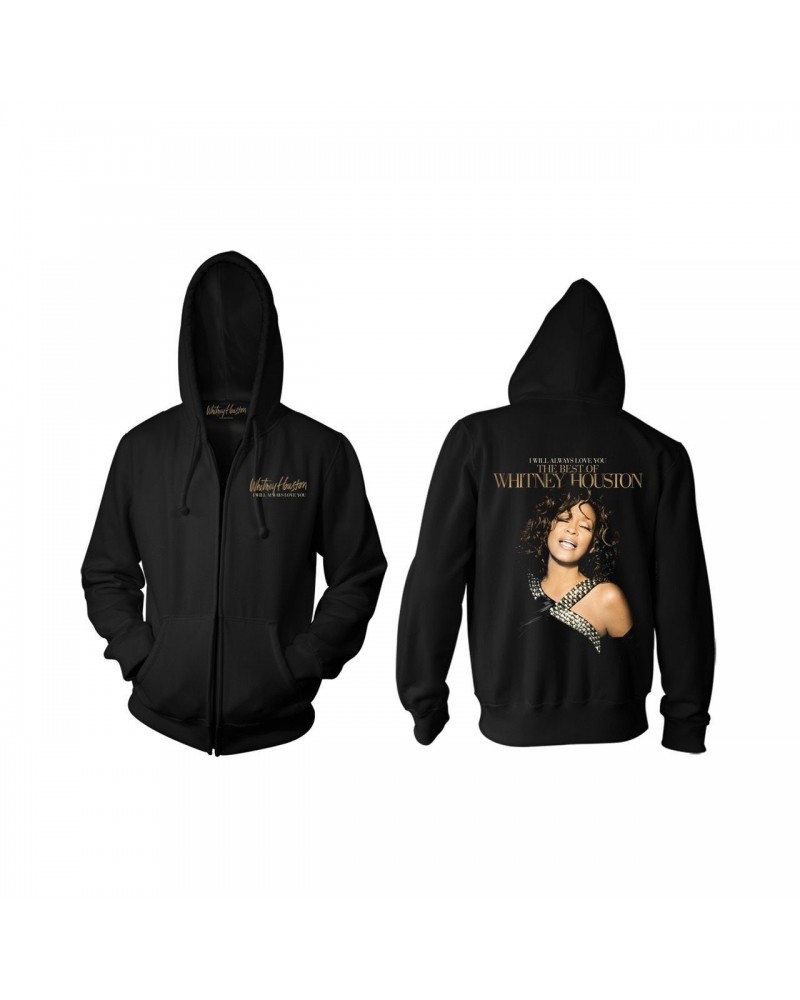 Whitney Houston I Will Always Love You The Best Of Whitney Houston Hoodie $17.16 Sweatshirts