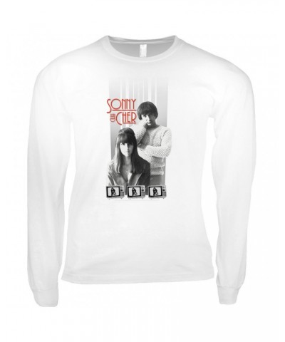 Sonny & Cher Long Sleeve Shirt | Mod TV Black And White Image Shirt $7.04 Shirts