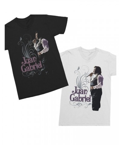 Juan Gabriel Live Flourish White T-shirt $11.51 Shirts