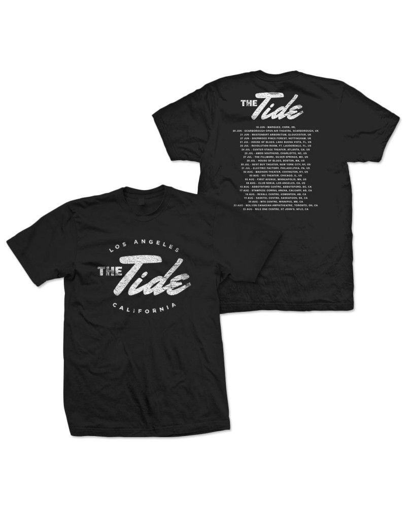 The Tide Logo Tour T-Shirt - Black $5.52 Shirts