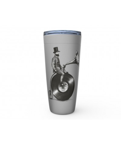 Music Life Viking Tumbler | Riding The Gramophone Tumbler $17.21 Drinkware