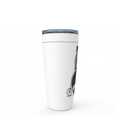 Music Life Viking Tumbler | Riding The Gramophone Tumbler $17.21 Drinkware