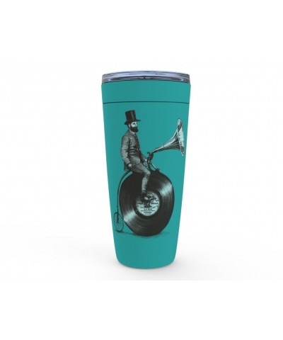 Music Life Viking Tumbler | Riding The Gramophone Tumbler $17.21 Drinkware